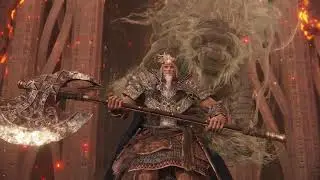 Elden Ring  - Godfrey the first elden lord Boss Intro Cutscene & Transformation