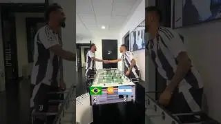 Douglas Luiz 🆚 Nico Gonzalez in a table football match ⚪️⚫️