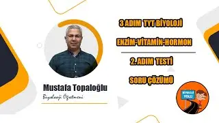 3 ADIM TYT BİYOLOJİ: ENZİM-VİTAMİN-HORMON 2. ADIM TESTİ SORU ÇÖZÜMÜ