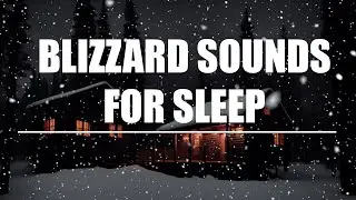 blizzard sounds for sleeping 2024 cabin ASMR