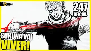 JUJUTSU KAISEN 247 OFICIAL - Sukuna vai SOBREVIVER!