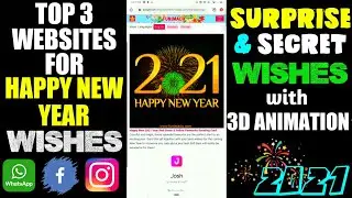 Happy New Year 2021 - Best Wishes Websites | Happy New Year Surprise Wishes for All Social Media
