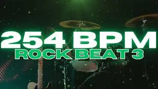 254 BPM - Rock Drum Beat - Loop 3