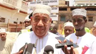 Lamu County Governor Issah Timamy pledges to improve Health Services in Lamu County.