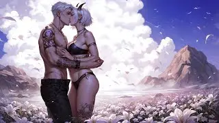 Their kiss- AI Music, Image, Text, Animation