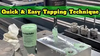 How to tap a hole with drill