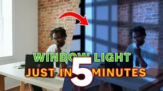 Window Light Effect in Photoshop | Night Window Light Fall Effect