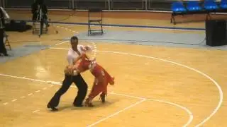 BAILES DE SALON.PASODOBLE Manuel y Anastasia bailan en Pontevedra 2013
