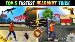 HANDCAM - Ump M1887 & D -Eagle 10x Faster Headshot Trick 😱 || Auto Headshot Sensitivity | Free Fire