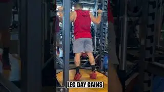 Leg Workout Gains At The Gym 🦵🏻👽