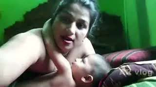 This is how I breastfeed my cute baby || Laboni breastfeed video || 