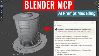 AI Chat with Blender to create models – Blender MCP installation