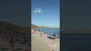 Вечером на море в Коктебеле 