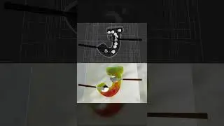 36 days of type - Буква J - Jelly - Желе (blueprint)