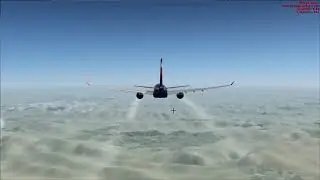 Пример ускорения времени в FSX на эшелоне