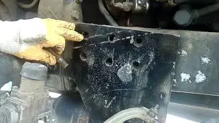 Setting up a shovel on the MTZ 82