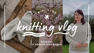vlog 23/24 | вязание и норвежские будни 🧶 две готовые работы  за неделю ✨️ начинаю новые процессы