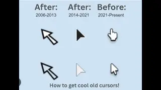 How to get COOL OLD ROBLOX CURSORS (2006 - 2013) + (2014 - 2021) in roblox!