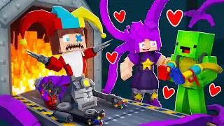 Mikey PLAYER Stole JJ`s PROTOTYPE GIRL - Sad Love Story - Maizen Minecraft Animation