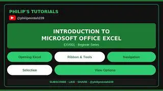 INTRODUCTION TO EXCEL1