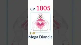 1 HP Mega Diancie Destroy Grunt Badly in #pokemongo #viralvideo #pokeprince