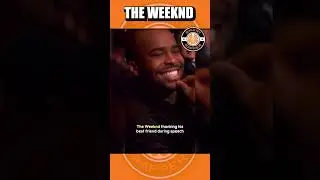 The Weeknd Praises His Best Friend During Speech