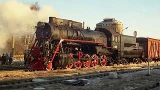 Ретро-поездка Лев Толстой - Куликово Поле с паровозом Л-0006 (12.1999)