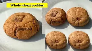 Whole wheat cookies recipe | atta cookies recipe | atta biscuits recipe | ata cookies | cookies
