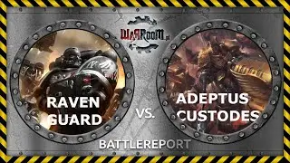 WH40K 9th ed. - Tournament Battle Report 05 - Adeptus Custodes vs Raven Guard - Polish