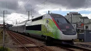 Quelques Passages En Gare De Lorient Et Au PN466 À Lanester.