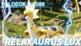 Paldeck | No.086 RELAXAURUS LUX - Palworld | Gameplay | Pocketpair