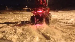 дрифт на квадроцикле STELS ATV 110D