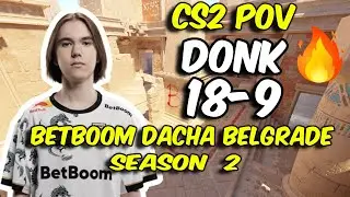 CS2 POV | Spirit donk (18/9) vs FURIA (Anubis) BetBoom Dacha Belgrade Season 2