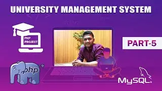 👨‍💻 PHP & MYSQL || University Management System || Menubar || Navigation Bar || Part-5