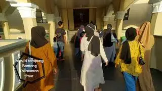 Mesjid terapung Bontang Kaltim #bontang