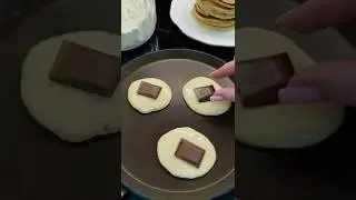 Панкейки с шоколадом 