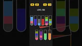 Water sort puzzle level 562