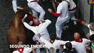 PRIMERO Y SEGUNDO ENCIERRO DE SAN FERMIN 2016