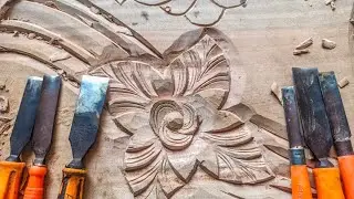 how to carving wood design | how to craft wood | wood carving techniques 😀#carving #craft #wood #diy