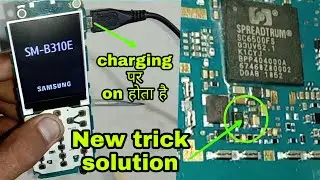 Samsung B310  power on only charging//Samsung B310 power on with charge