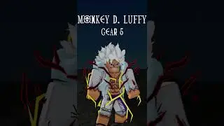 Roblox Cosplays: Luffy (Gear 5)