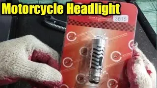 Installing Motorcycle Headlight for Mioi (Shopee package)