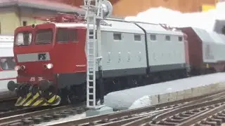 CARRI FS trasporto coils autoprodotti in STAMPA 3D nel Plastico ferroviario FS Alpigiano