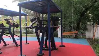Метод Алекса Колы. Приседание на уличных Тренажёрах 155 кг