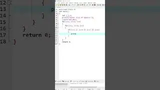 Print Hollow Square in C programming language