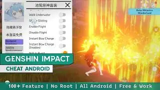 Cheat Genshin Impact 6.4 Android 100+ Feature No Root Full Menu