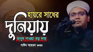 হায়রে সাধের দুনিয়ায় | Sayed Ahmad Kalarab new gojol | সাঈদ আহমদ নতুন গজল | Hayre sadher duniay