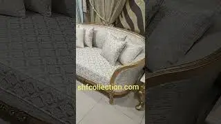 SHF Collection Wooden  Sofa Set for Drawing Room