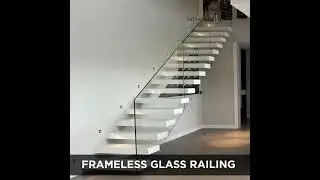 Frameless Glass Railings by satkartar glass solution