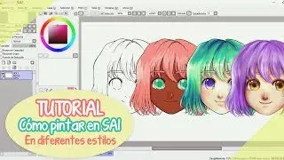 【TUTORIAL SAI】 Cómo pintar en diferentes estilos ❤ By Piyoasdf